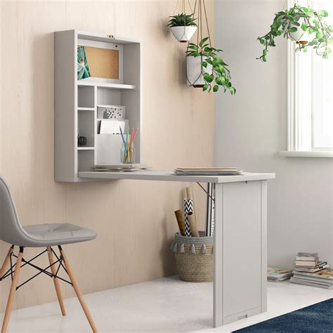 7 Foldable Desks That Turn Any Blank Wall into a Home Office - Decor Report