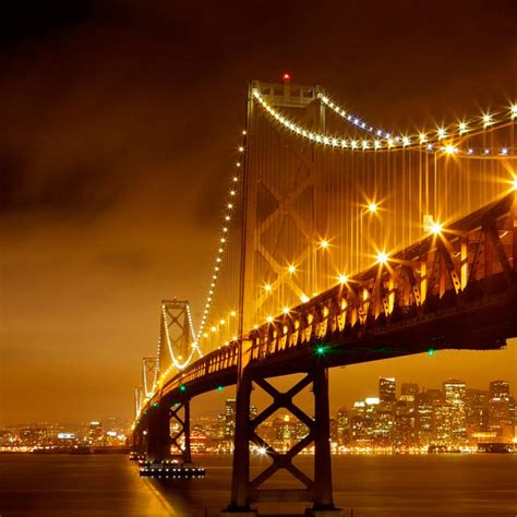 Bridge at night iPad Wallpaper Download | iPhone Wallpapers, iPad ...