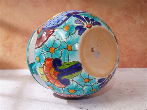 Mexican Talavera Pottery Extra Large Ceramic Flower Pot – Enchanted Talavera