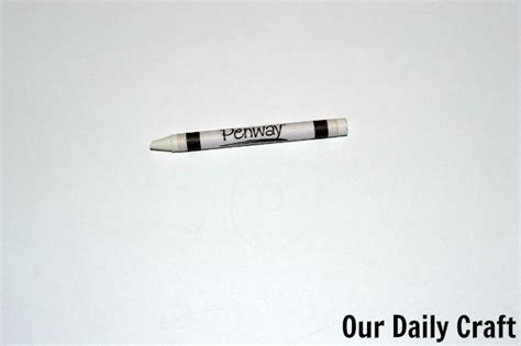 White Crayon and Watercolors {Craft Challenge, Day 70} - Our Daily Craft