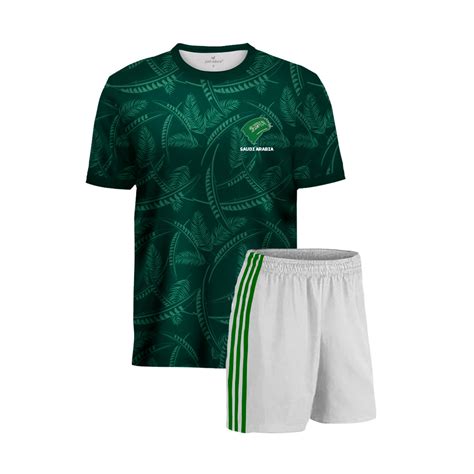 Saudi Green Jersey -Saudi Arabia Football Jersey & Short | Just Adore