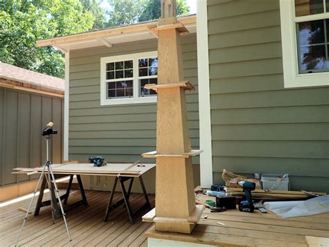 How To Make Craftsman Style Tapered Columns - IBUILDIT.CA