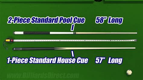 What Is A Standard Pool Cue Length? • Billiards Direct