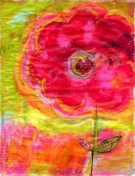 Soul Flower Art Print by Nancie Rowe Janitz Designs | Society6 | Flower prints art, Flower art, Art