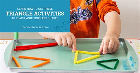 Shape-Themed Trays for Toddlers — Triangle Toddler Trays – Teach My Toddlers