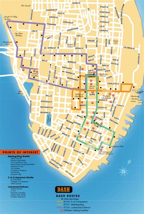 Charleston Sc Maps - Traveler Mag Within Printable Map Of Charleston Sc ...