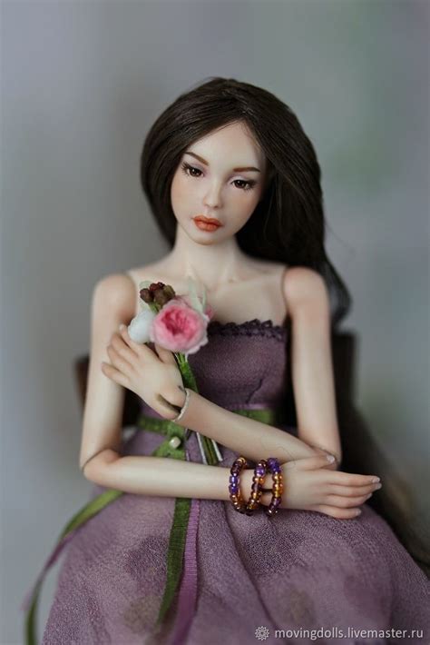 Jointed porcelain doll Olivia-5. Porcelain ,15,5 cm Miniature 1/12 ...