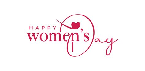 International Happy Women's Day Logo Design, 8 march happy women's day with love vector logo ...