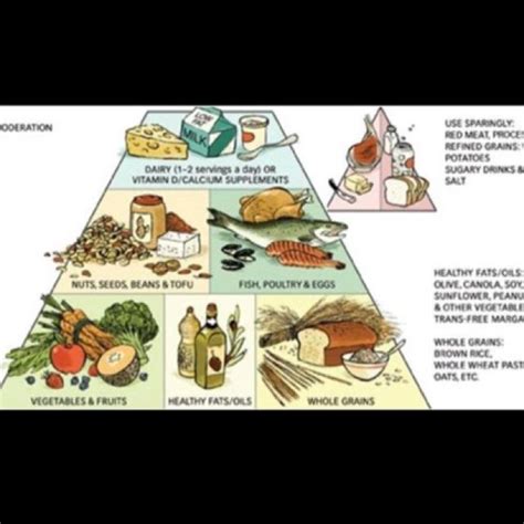 Harvard's food pyramid for healthy living | Healthy eating pyramid, Healthy eating plate, Food ...