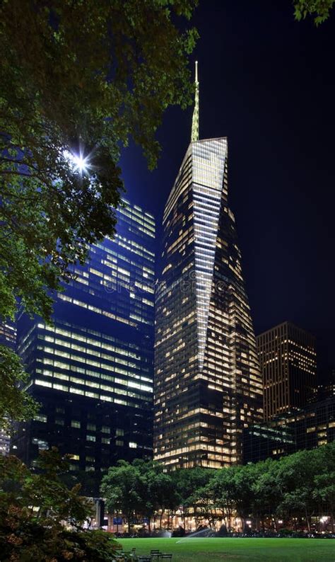 Central Park and New York City Skyline Stock Image - Image of central ...