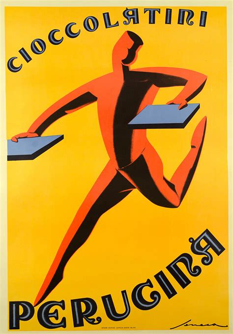 Perugina Italian Chocolate Vintage French Poster — MUSEUM OUTLETS