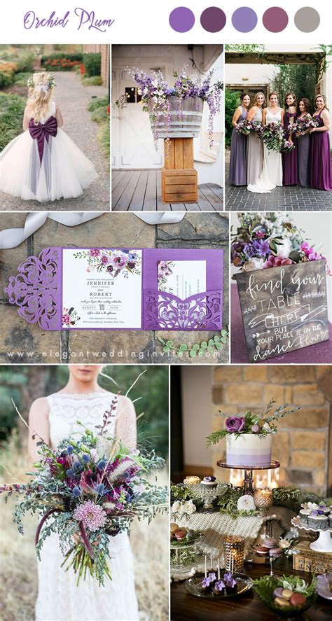 10 Pretty Shades of Purple Wedding Color Combos - Elegantweddinginvites.com Blog