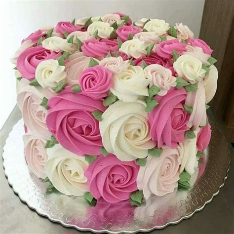 Birthday Cake Made Of Flowers I Am Making Myself This Cake For My Birthday Baking Pinterest in ...