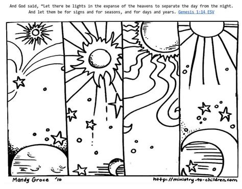 Genesis 1 Coloring Sheet