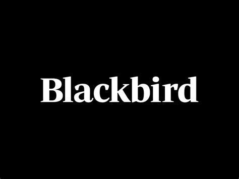 Blackbird Logo by d on Dribbble