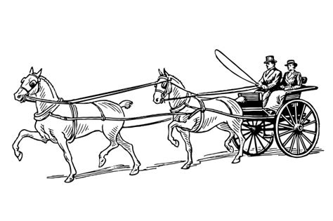 Horse Drawn Buggy Clipart Free Stock Photo - Public Domain Pictures