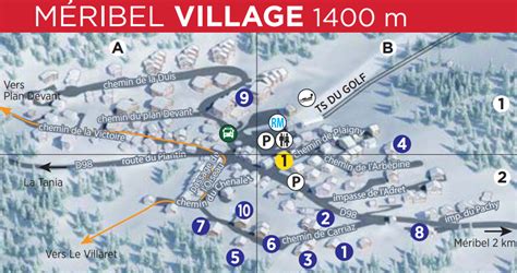 Ski Blanc - Meribel chalet holidays - How to navigate your way around ...