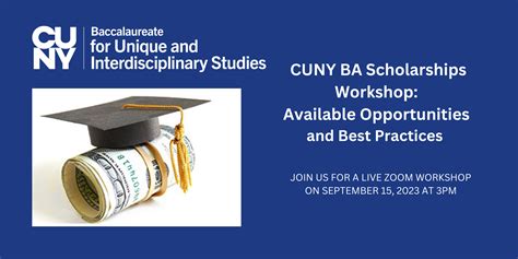 ONLINE Event: CUNY BA Scholarships Workshop – CUNY BA