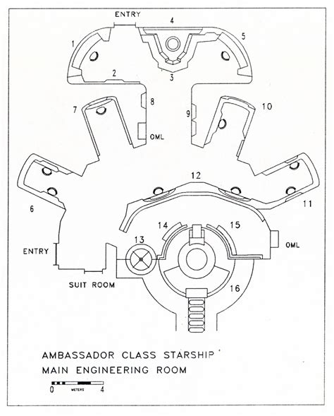 Star Trek Blueprints: Ambassador Class Starship - U.S.S. Churchill NCC ...