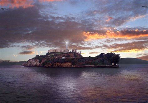 Inside Alcatraz At Night