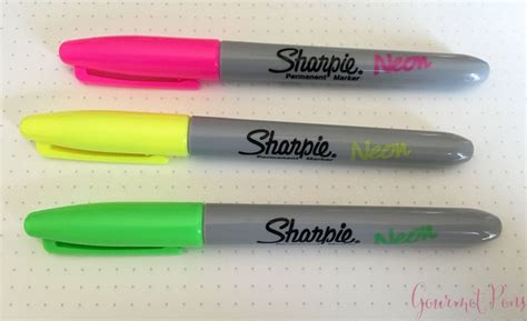 Gourmet Pens: Sharpie Neon Markers @JetPens