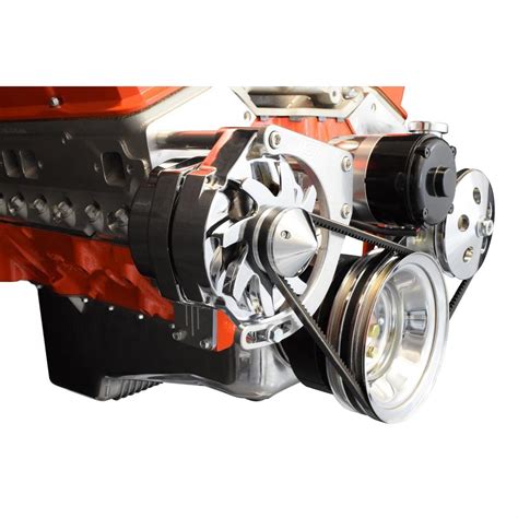 ICT Billet 551672E Alternator Bracket, SBC, Low Mount