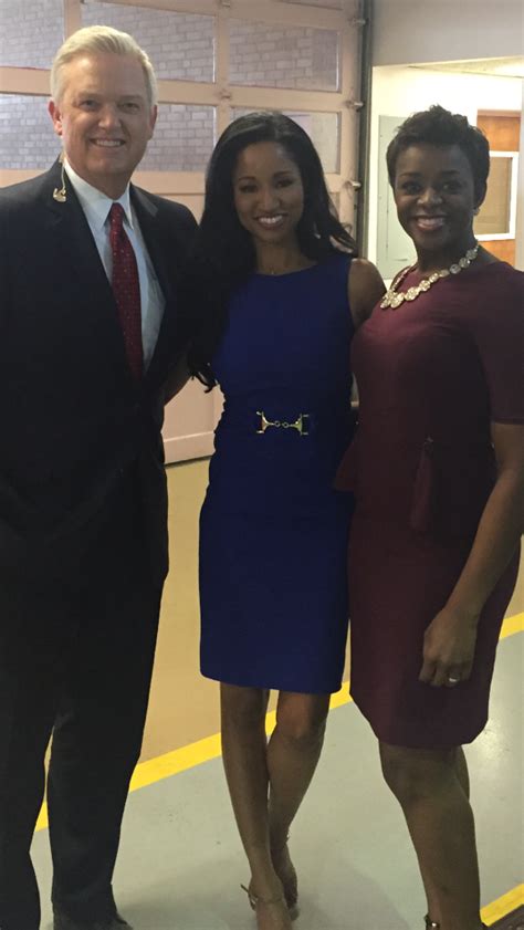 WBTV News Anchors & me, this morning in studio - It's A Glam Thing