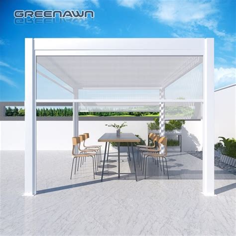 China Custom Louvered Roof Pergola Manufacturers, Suppliers, Factory ...