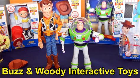 "Toy Story 4" Toys Including Interactive Buzz & Woody That Fall When ...