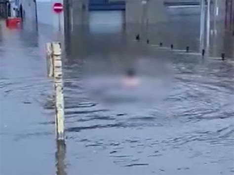 Man goes for a swim in Newry canal after it overflows following a night ...