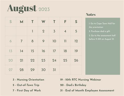 August 2023 Calendar Word - Get Calendar 2023 Update