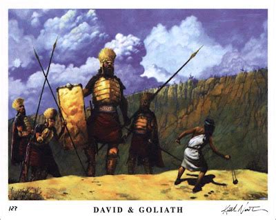 David versus Goliath: David vs. Goliath in the past...