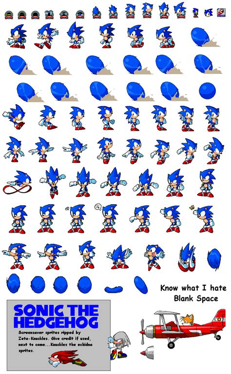 Sonic Sprites For Scratch