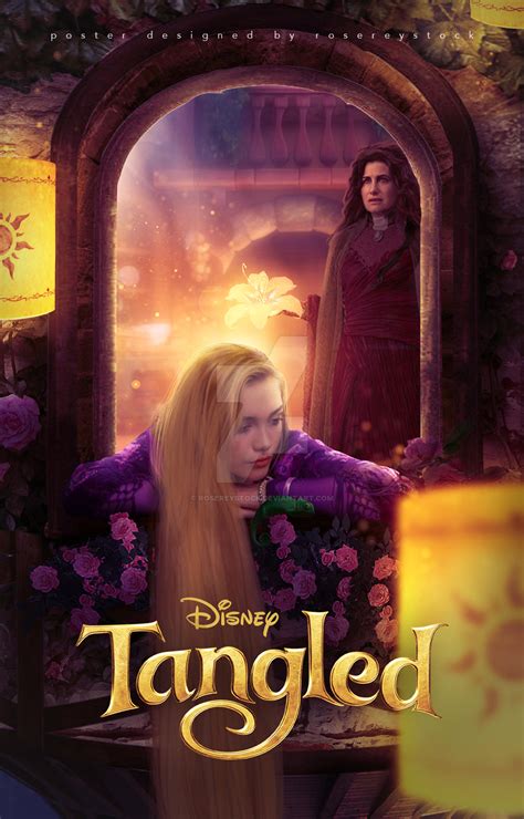 Tangled (live-action) - concept poster by Rosereystock on DeviantArt