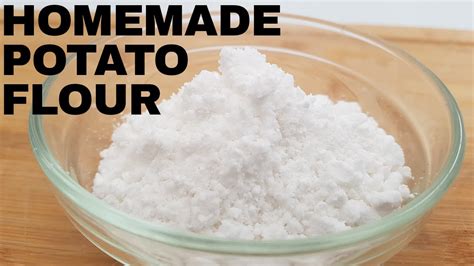 HOW TO MAKE POTATO FLOUR - STARCH AT HOME ll EASY HOMEMADE POTATO FLOUR ...