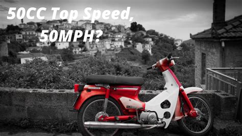 top speed for 50cc scooter - ProScootersMart