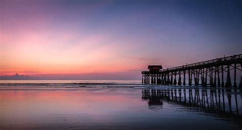 Sunrise Cocoa Beach Pier Photograph by Jaime Crosas | Fine Art America