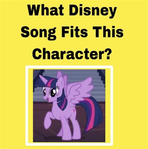 What Disney Song Fits Twilight Sparkle? by Glittertiara on DeviantArt