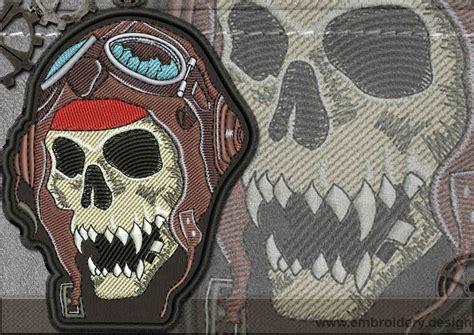 Biker patch Spider Skull