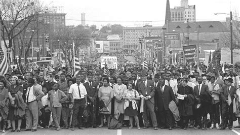 Protesters approaching the State Capitol at the end of the Selma to Montgomery March, 25 March ...