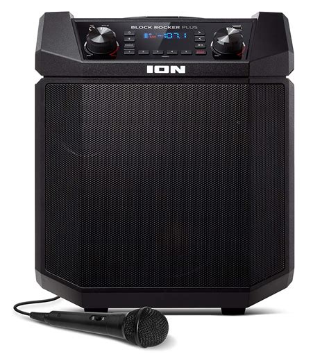 ION Audio Block Rocker Plus | 100W Portable Battery Powered Speaker with Bluetooth Connectivity ...