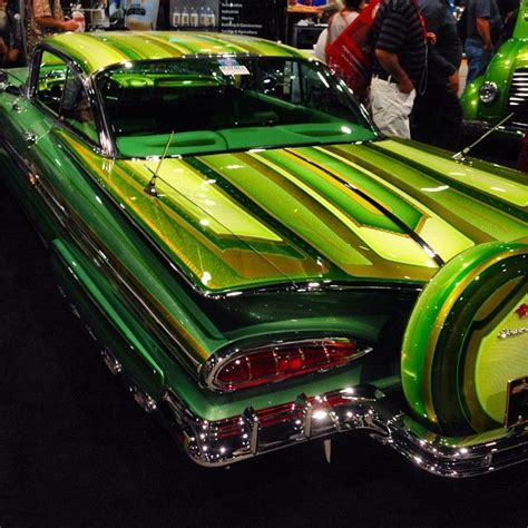 Green lowrider | Custom cars paint, Car paint jobs, Custom cars