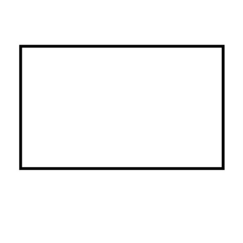 Square rectangle shape - Transparent PNG & SVG vector file