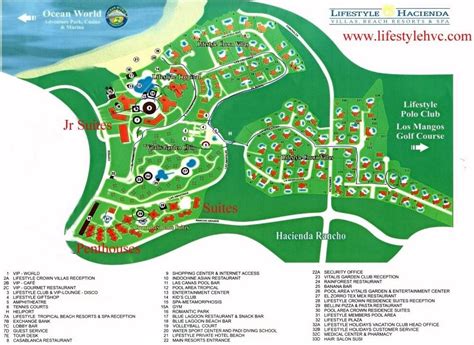 lifestyles vacation resort puerto plata | Map Layout Lifestyles Holidays Club | Lifestyle ...