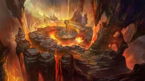 Forge of Maginos World Of Fantasy, Fantasy Places, High Fantasy, Landscape Concept, Landscape ...