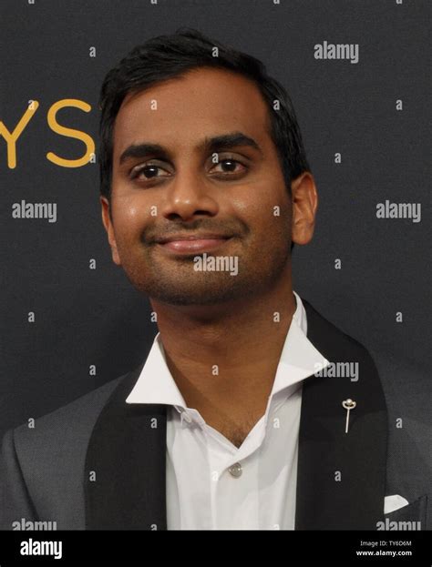 Aziz Ansari arrives for the 68th annual Primetime Emmy Awards at ...