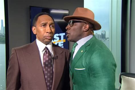 Shannon Sharpe calls Stephen A. Smith 'Skip' twice during First Take ...