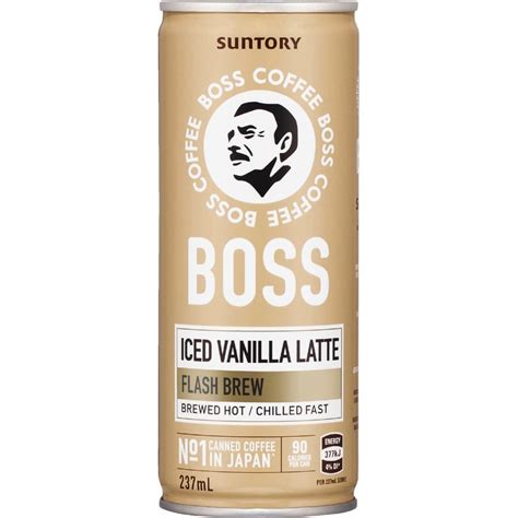 BOSS COFFEE VAN LATTE 237ML