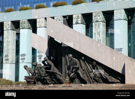 Poland, Warsaw, Uprising Monument Stock Photo - Alamy