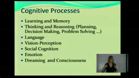 Cognition and Cognitive Processes CP - YouTube